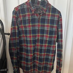 Lands' End Men's Multicolor Plaid Shirt